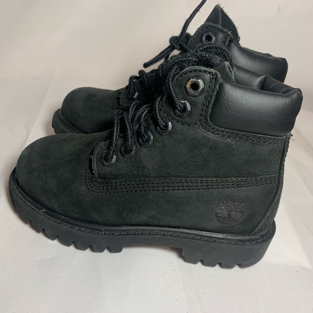 🏆Timberland Boots Toddler Black Sz 9M